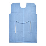Patient Exam Gown Medium / Large Blue Disposable - BeHope