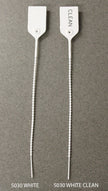 Tamper Evident Seal Pull-Tight Loks UnNumbered White Plastic 9 Inch - BeHope