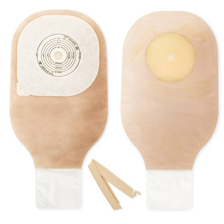 Colostomy Pouch Premier™ One-Piece System 12 Inch Length Trim To Fit Drainable - BeHope
