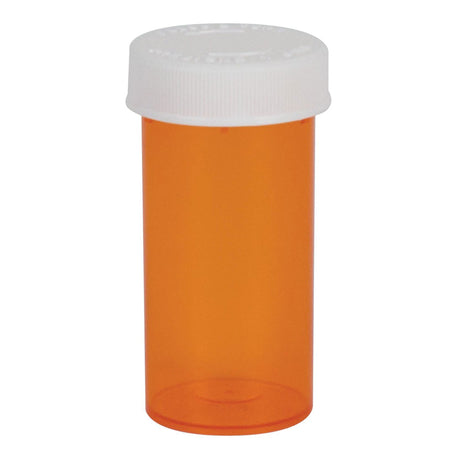 Prescription Vial Ezydose® Push & Turn 13 DRAM Amber - BeHope