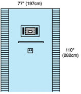 EENT Drape Ophthalmic Drape 77 W X 110 L Inch Sterile - BeHope