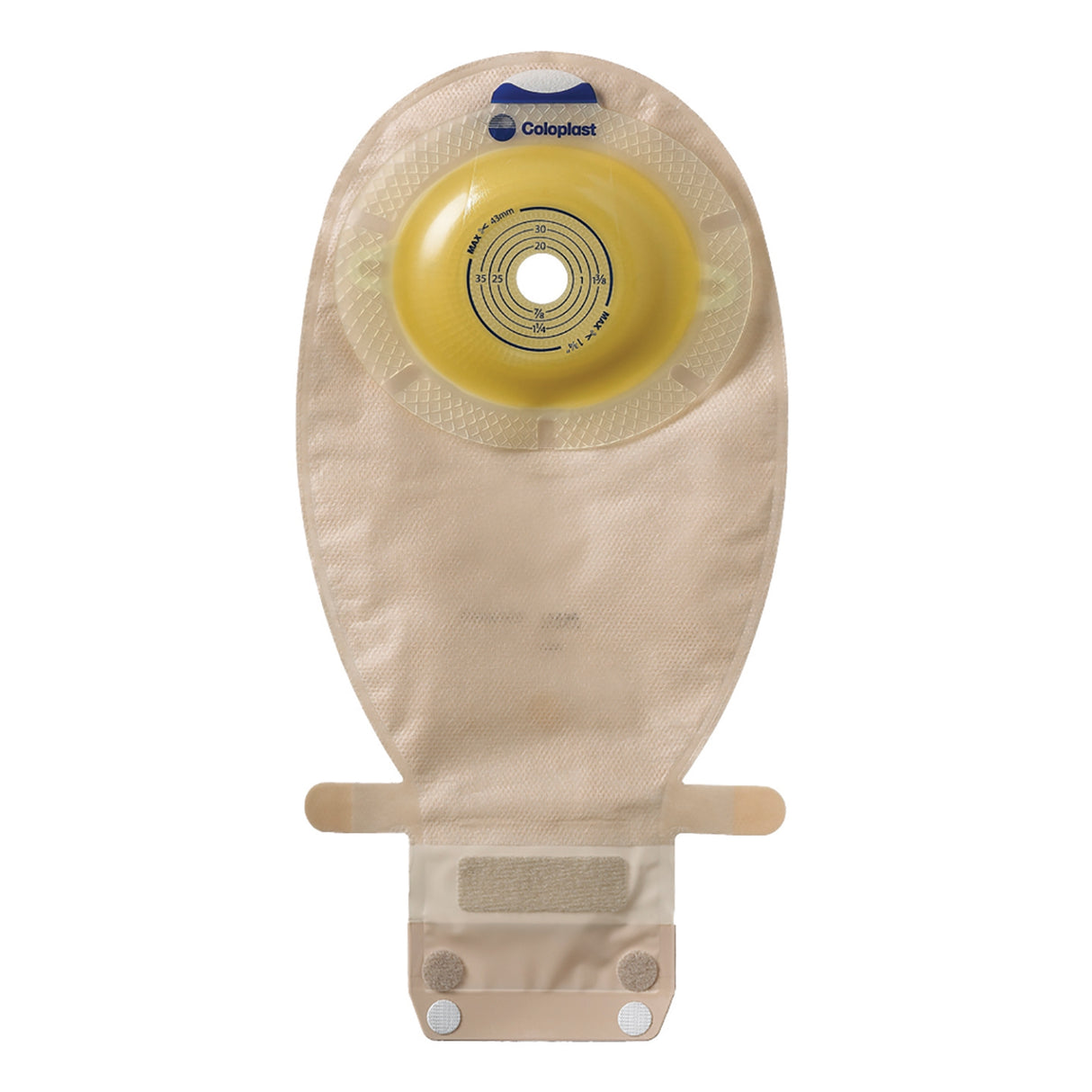 Ostomy Pouch SenSura® One-Piece System 11-1/2 Inch Length, Maxi Convex Light, Trim to Fit 3/4 to 1-3/4 Inch Stoma Drainable - BeHope