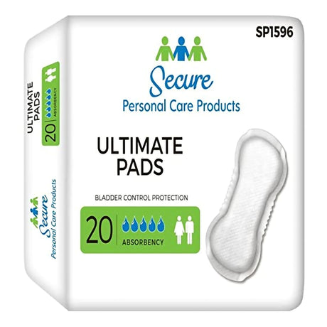 Bladder Control Pad TotalDry™ 16-1/2 Inch Length Heavy Absorbency Polymer Core Regular - BeHope