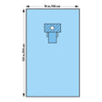 EENT Drape Thyroid Drape 76 W X 124 L Inch Sterile - BeHope