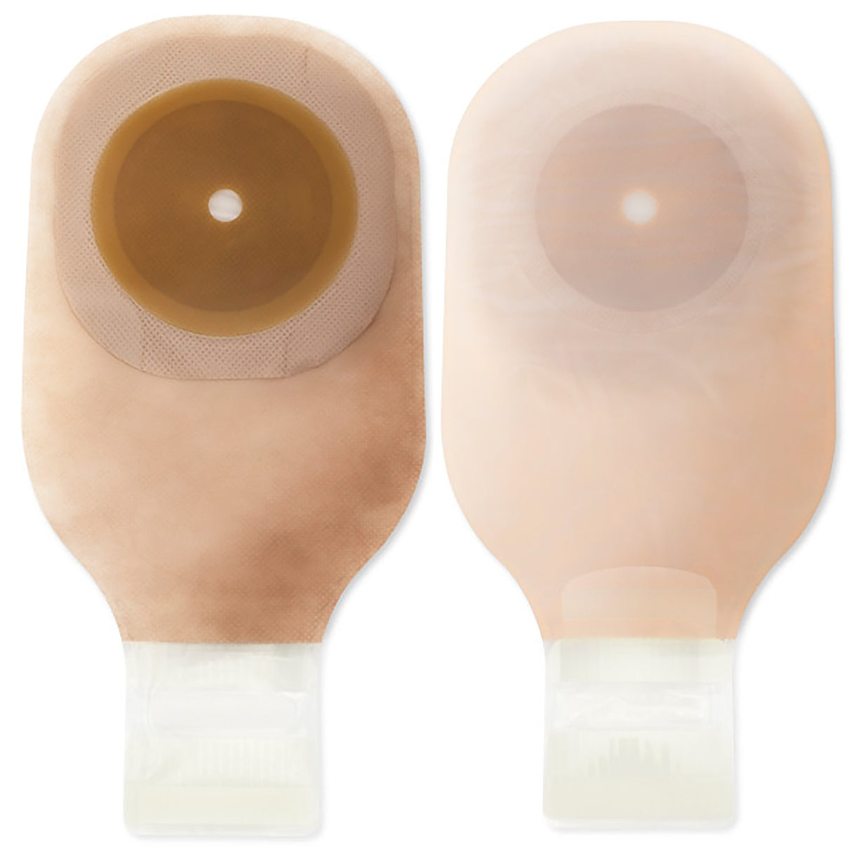Colostomy Pouch Premier™ One-Piece System 12 Inch Length Flat, Trim to Fit Up to 2-1/2 Inch Stoma Drainable - BeHope