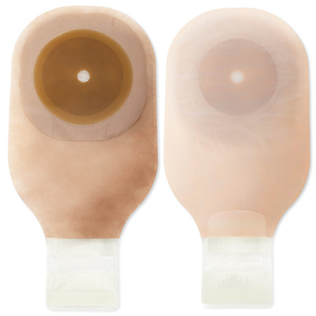 Colostomy Pouch Premier™ One-Piece System 12 Inch Length Flat, Trim to Fit Up to 2-1/2 Inch Stoma Drainable - BeHope