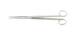 Dissecting Scissors Miltex® Mayo 9 Inch Length OR / Surgical Grade German Stainless Steel NonSterile Finger Ring Handle Straight, Beveled Sharp Tip / Sharp Tip - BeHope