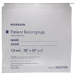 Patient Belongings Bag McKesson 4 X 20 X 20 Inch Polyethylene Drawstring Closure Clear - BeHope