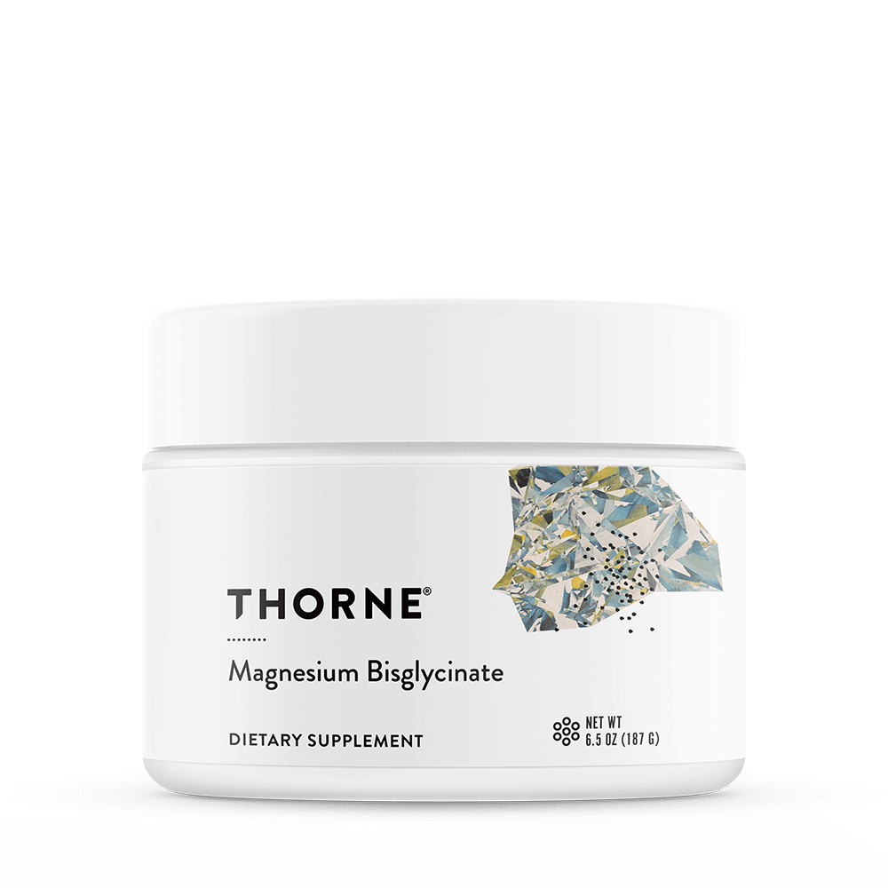 Oral Supplement Thorne® Magnesium Bisglycinate Powder for Sleep and Muscle Relaxation - BeHope