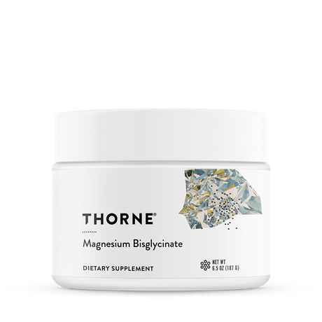 Oral Supplement Thorne® Magnesium Bisglycinate Powder for Sleep and Muscle Relaxation - BeHope