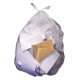 Trash Bag Heritage™ 45 gal. Natural HDPE 12 Mic. 40 X 48 Inch Star Seal Bottom Flat Pack - BeHope
