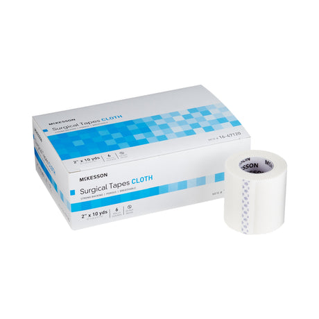 Medical Tape McKesson White 2 Inch X 10 Yard Silk-Like Cloth NonSterile - BeHope