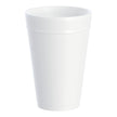 Insulated Drinking Cup Dart® 32 oz. White Styrofoam Disposable - BeHope