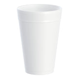 Insulated Drinking Cup Dart® 32 oz. White Styrofoam Disposable - BeHope