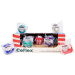 Cohesive Bandage CoFlex® 1 Inch X 5 Yard Self-Adherent Closure Teal / Blue / White / Purple / Red / Green NonSterile 14 lbs. Tensile Strength - BeHope