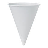 Paper Cone Cup Bare® Eco-Forward® 4.25 oz. White Paper Disposable - BeHope