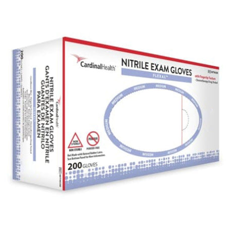 Exam Glove FLEXAL™ Nitrile Small NonSterile Nitrile Standard Cuff Length Textured Fingertips Blue Chemo Tested - BeHope