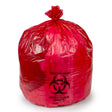 Infectious Waste Bag Colonial Bag 33 gal. Red Bag HDPE 33 X 40 Inch - BeHope