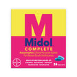 Cramp Relief Midol® Complete 500 mg - 60 mg - 15 mg Strength Acetaminophen / Caffeine / Pyrilamine Maleate Gelcap 24 per Box - BeHope