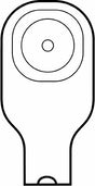Colostomy Pouch Premier™ Flextend™ One-Piece System 9 Inch Length Flat, Pre-Cut 1 Inch Stoma Drainable - BeHope