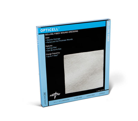 Opticell Gelling Fiber Wound Dressing 15cm X 15cm Box/5 Each