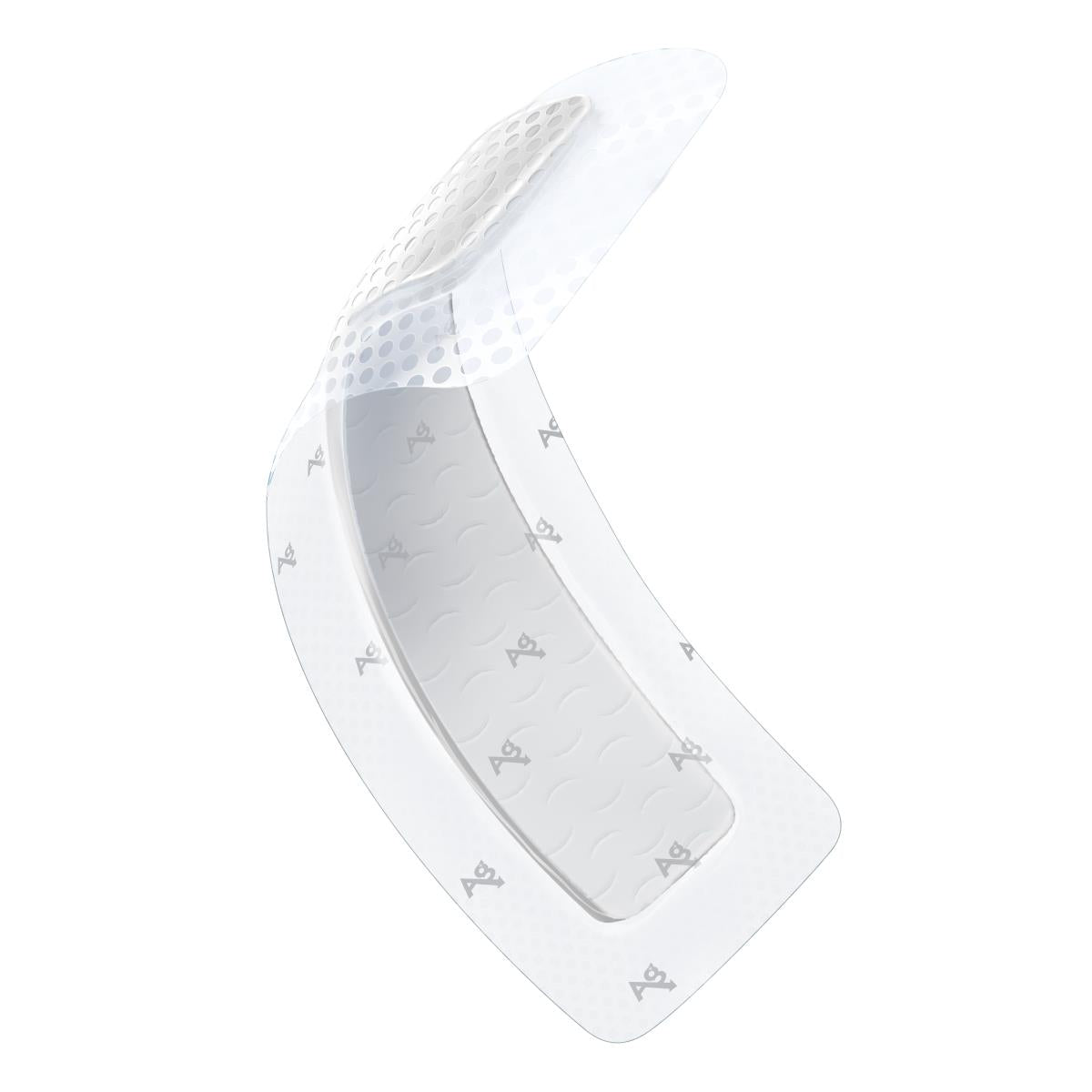 Medline Optifoam® Gentle Ag Silver Silicone Adhesive Foam Dressing with Border - BeHope