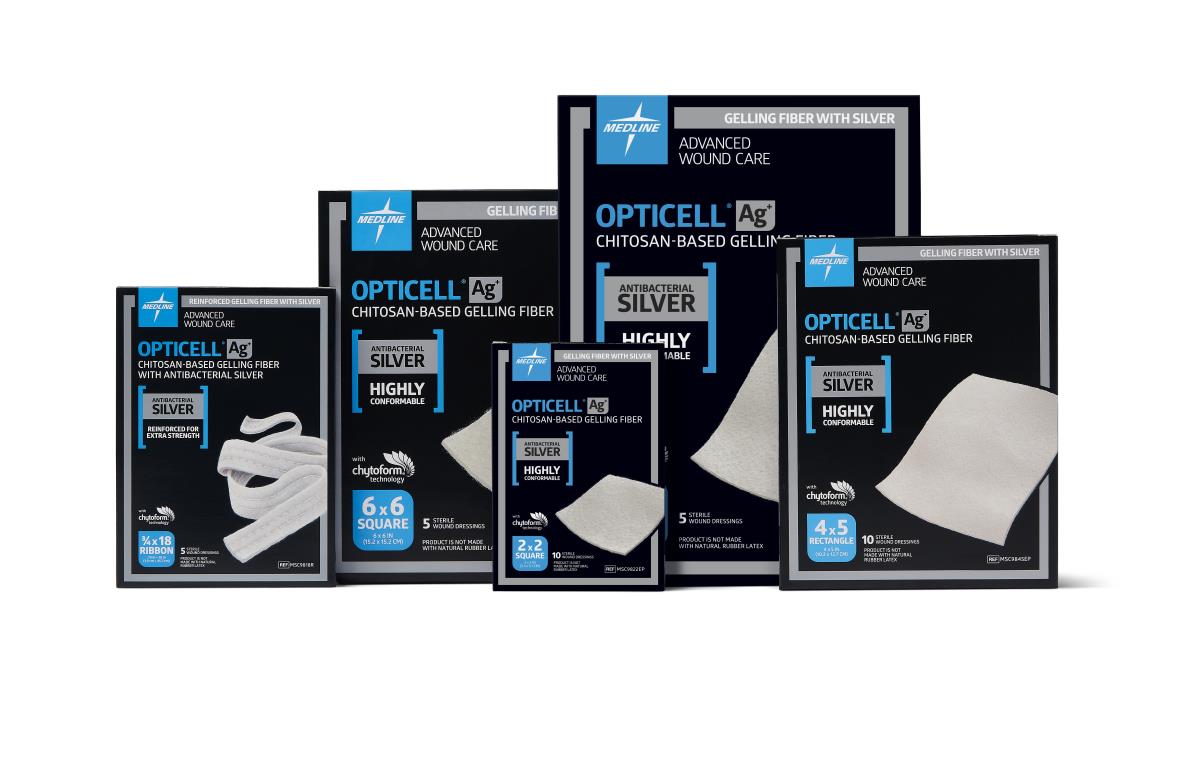 Opticell® Ag+ Silver Antibacterial Gelling Fiber Wound Dressing