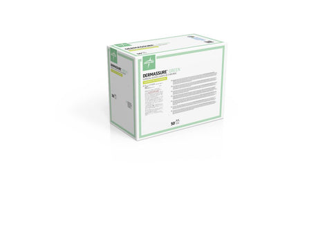 DermAssureTM Sterile Powder-Free Polyisoprene Surgical Glove, Green
