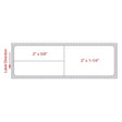 Blank Label Meditech® Thermal Label White Paper 1-1/4 X 4 Inch - BeHope