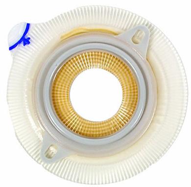Ostomy Barrier Assura® Xpro Precut, Extended Wear Silicone Based Adhesive 60 mm Flange Blue Code System Synthetic Resin 1-5/8 Inch Opening - BeHope