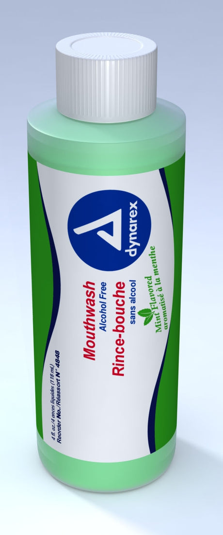 Mouthwash Dynarex 4 oz. Mint Flavor - BeHope