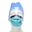Procedure Mask with Eye Shield Cardinal Health™ Anti-fog Foam ASTM Level 3 Earloops One Size Fits Most - BeHope