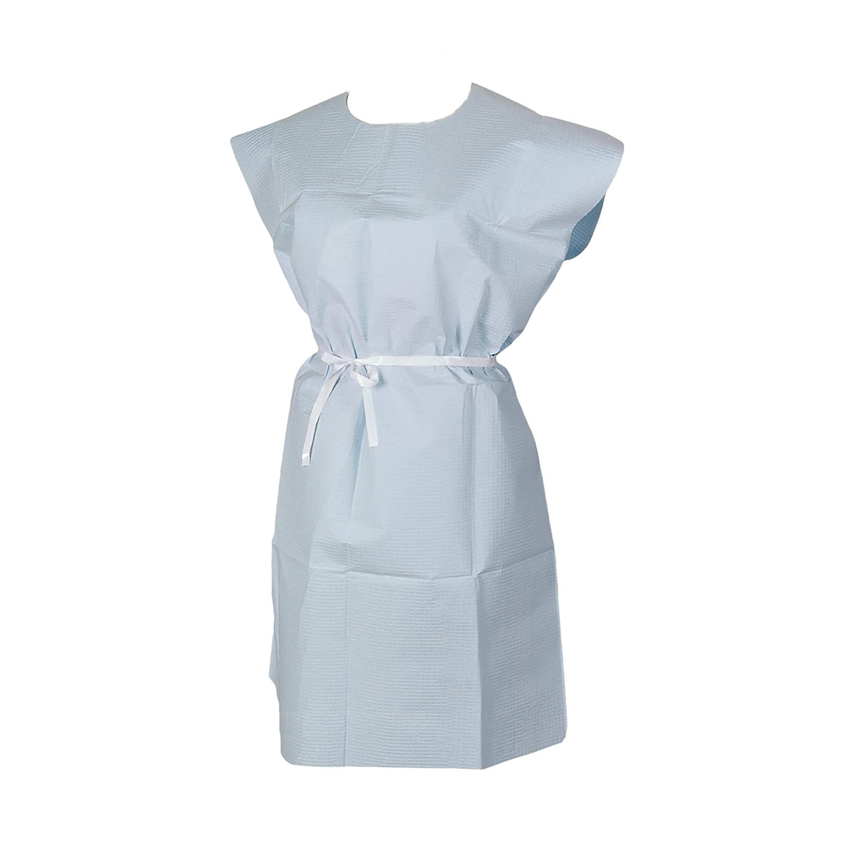 Patient Exam Gown TIDI® X-Large Blue Disposable - BeHope