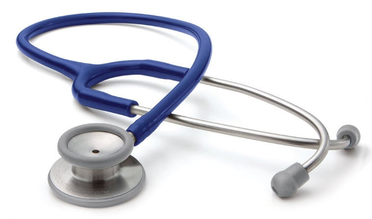 Clinician Stethoscope Adscope® 603 Royal Blue 1-Tube 22 Inch Tube Double Sided Chestpiece - BeHope