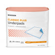 Disposable Underpad McKesson Classic Plus 23 X 24 Inch Fluff / Polymer Light Absorbency - BeHope