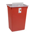 Sharps Container Sharps-A-Gator™ Red Base 15-1/2 H X 21-1/2 W X 12 D Inch Horizontal Entry 10 Gallon - BeHope