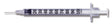 Standard Insulin Syringe with Needle Micro-Fine™ 1 mL 5/8 Inch 27 Gauge NonSafety Regular Wall - BeHope