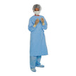 Surgical Gown with Towel Aero Blue 2X-Large Blue Sterile AAMI Level 3 Disposable - BeHope