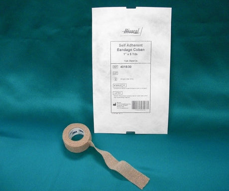 Cohesive Bandage 3M™ Coban™ 1-1/2 Inch X 5 Yard Self-Adherent Closure Tan Sterile Standard Compression - BeHope