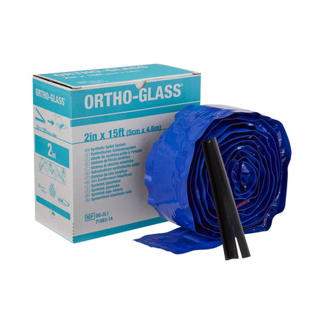 Padded Splint Roll ORTHO-GLASS® 2 Inch X 15 Foot Fiberglass White - BeHope