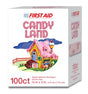 Adhesive Strip Stat Strip® Plastic Kid Design (Candy Land) 3/4 X 3 Inch Sterile - BeHope