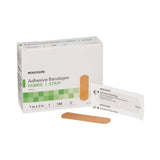 Adhesive Strip McKesson Fabric Tan 1 X 3 Inch Sterile - BeHope