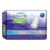 Bladder Control Pad TotalDry™ 13-3/4 Inch Length Moderate Absorbency Polymer Core Regular - BeHope