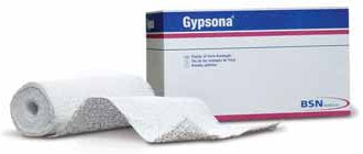 Plaster Bandage Gypsona® S 8 Inch X 15 Foot Plaster of Paris / Plastic White - BeHope