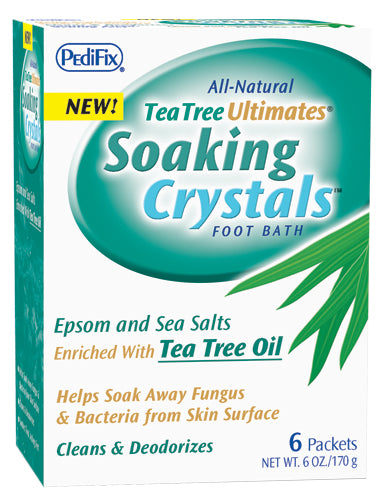 Cristaux apaisants Tea Tree Ultimates, sachets de 1 oz, 6/paquet