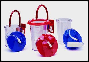 Suction Canister Liner Kit Medi-Vac® CRD™ 1500 mL Sealing Lid - BeHope