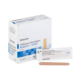 Adhesive Strip McKesson Plastic Tan 3/4 X 3 Inch Sterile - BeHope