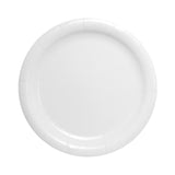 Plate Bare® Eco-Forward® White Single Use Paper 9 Inch Diameter - BeHope
