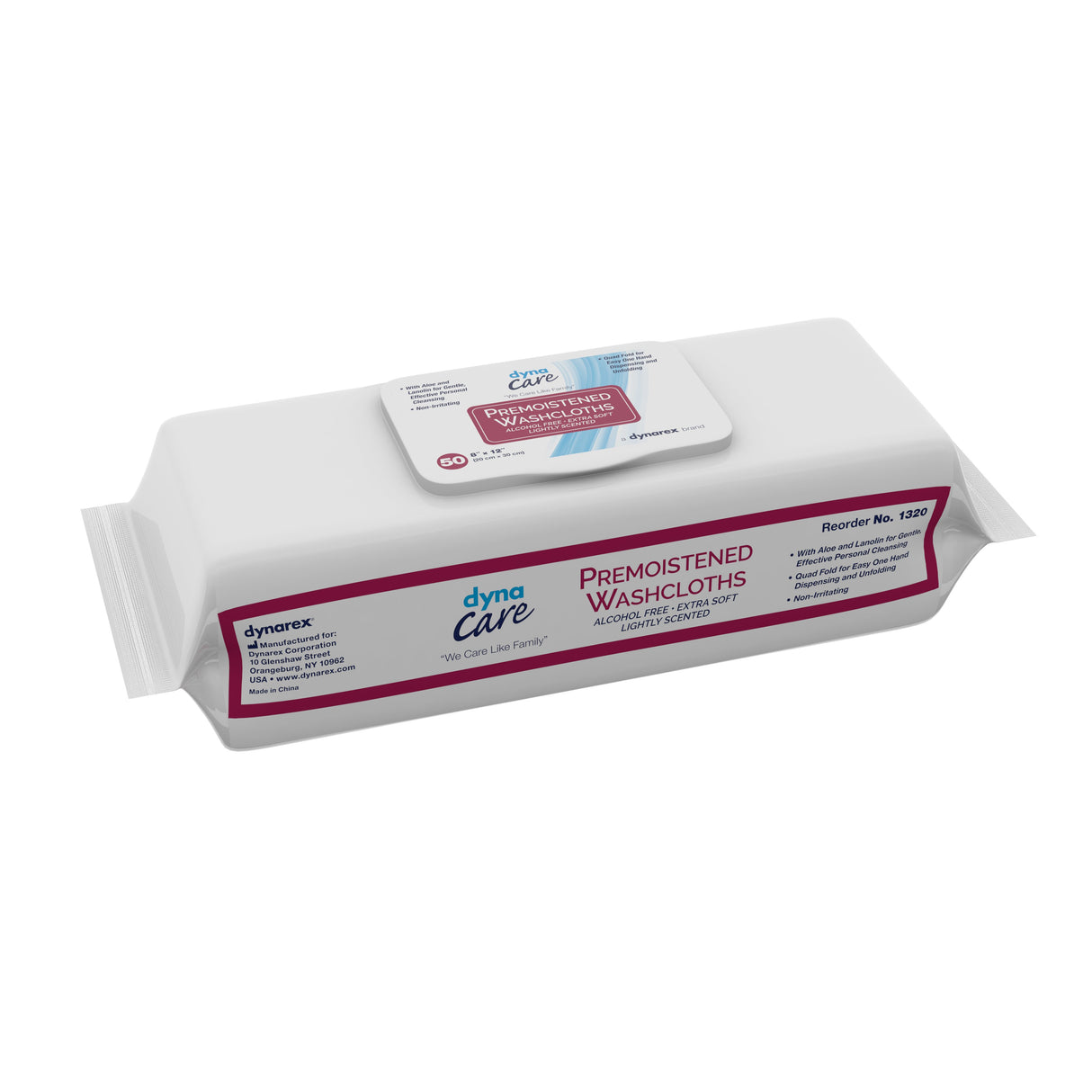 Personal Cleansing Wipe DynaCare Soft Pack Scented 50 Count - BeHope