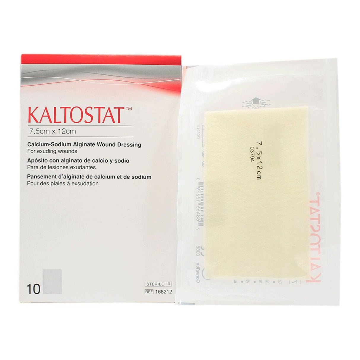 Alginate Dressing Kaltostat® 3 X 4-3/4 Inch Rectangle - BeHope